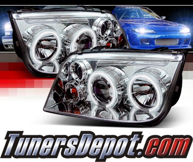 Sonar® CCFL Halo Projector Headlights - 99-04 VW Volkswagen Jetta IV