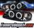 Sonar® CCFL Halo Projector Headlights (Black) - 00-05 Chevy Impala