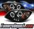 Sonar® CCFL Halo Projector Headlights (Black) - 05-10 Chevy Cobalt