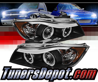 Sonar® CCFL Halo Projector Headlights (Black) - 07-08 BMW 335xi 4dr E90
