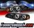 Sonar® CCFL Halo Projector Headlights (Black) - 92-95 Civic 2/3dr