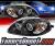 Sonar® CCFL Halo Projector Headlights (Black) - 96-98 Honda Civic