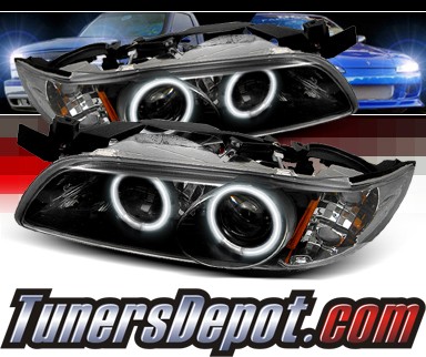 Sonar® CCFL Halo Projector Headlights (Black) - 97-03 Pontiac Grand Prix