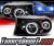 Sonar® CCFL Halo Projector Headlights (Black) - 97-04 Dodge Dakota