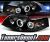 Sonar® CCFL Halo Projector Headlights (Black) - 99-04 Ford Mustang