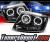 Sonar® CCFL Halo Projector Headlights (Black) - 99-04 Jeep Grand Cherokee