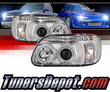 Sonar® CCFL Halo Projector Headlights (Chrome) - 95-01 Ford Explorer