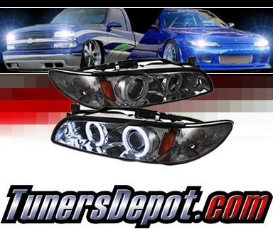 Sonar® CCFL Halo Projector Headlights (Smoke) - 97-03 Pontiac Grand Prix