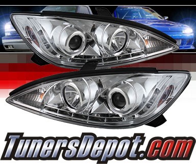 Sonar® DRL LED Projector Headlights - 02-06 Toyota Camry
