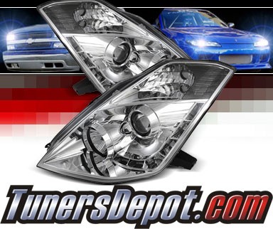 Sonar® DRL LED Projector Headlights - 06-09 Nissan 350Z