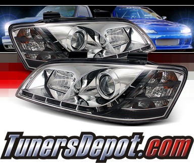 Sonar® DRL LED Projector Headlights - 08-10 Pontiac G8