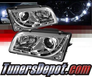Sonar® DRL LED Projector Headlights - 97-03 Volvo S40