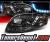 Sonar® DRL LED Projector Headlights (Black) - 06-08 Audi S4 (Exc. Convertible)