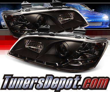 Sonar® DRL LED Projector Headlights (Black) - 08-10 Pontiac G8