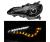 Sonar® DRL LED Projector Headlights (Black) - 13-18 Subaru BRZ BR-Z