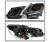 Sonar® DRL LED Projector Headlights (Black) - 2006 Lexus GS300 (w/HID Only)