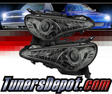 Sonar® DRL LED Projector Headlights (Smoke) - 13-18 Subaru BRZ BR-Z