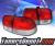 Sonar® Euro Tail Lights (Red/Clear) - 96-98 Honda Civic 4dr.