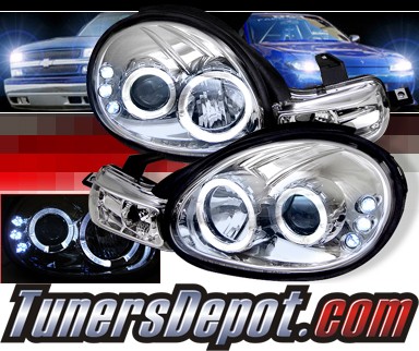 Sonar® Halo Projector Headlights - 00-02 Dodge Neon