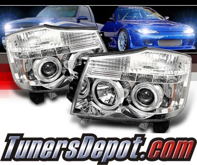Sonar® Halo Projector Headlights - 04-07 Nissan Titan