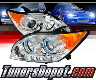 Sonar® Halo Projector Headlights - 05-10 Scion tC w/ Amber Reflector