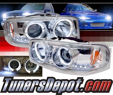 Sonar® Halo Projector Headlights - 2007 GMC Sierra Classic