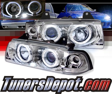 Sonar® Halo Projector Headlights - 92-98 BMW 325is E36 2dr.