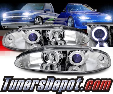 Sonar® Halo Projector Headlights - 95-96 Mitsubishi Eclipse