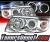 Sonar® Halo Projector Headlights - 95-99 Audi A4 with 2 piece headlight