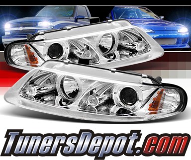 Sonar® Halo Projector Headlights - 97-00 Dodge Avenger