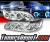 Sonar® Halo Projector Headlights - 98-02 Honda Accord w/ Amber Reflector 