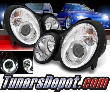 Sonar® Halo Projector Headlights - 98-02 Mercedes-Benz CLK 320 W208