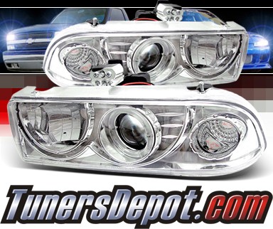 Sonar® Halo Projector Headlights - 98-04 Chevy S-10 S10