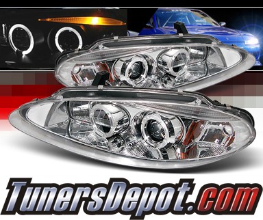 Sonar® Halo Projector Headlights - 98-04 Dodge Intrepid