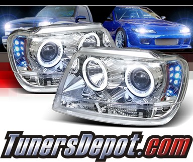 Sonar® Halo Projector Headlights - 99-04 Jeep Grand Cherokee