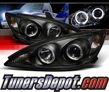 Sonar® Halo Projector Headlights (Black) - 02-04 Toyota Camry