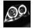 Sonar® Halo Projector Headlights (Black) - 02-05 BMW 325i 4dr E46