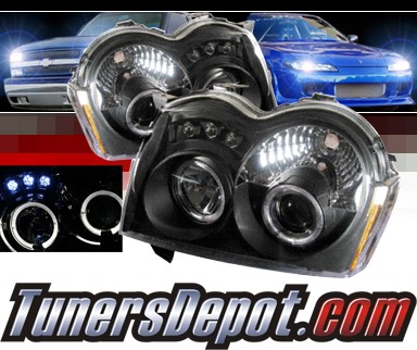 Sonar® Halo Projector Headlights (Black) - 05-07 Jeep Grand Cherokee
