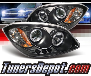 Sonar® Halo Projector Headlights (Black) - 05-10 Chevy Cobalt