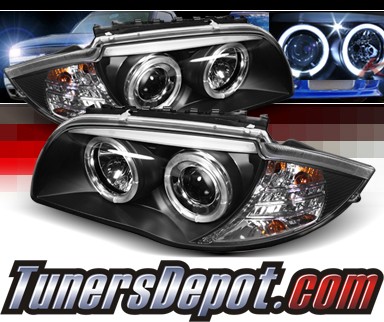 Sonar® Halo Projector Headlights (Black) - 08-12 BMW 128i E82/E88