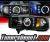 Sonar® Halo Projector Headlights (Black) - 94-01 Dodge Ram 1500 Pickup