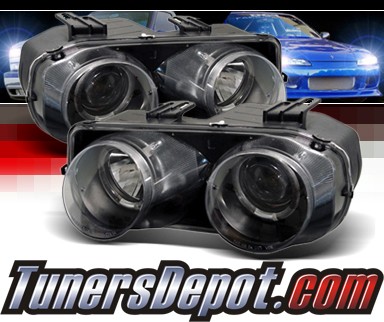 Sonar® Halo Projector Headlights (Black) - 94-97 Acura Integra