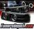 Sonar® Halo Projector Headlights (Black) - 99-02 Chevy Silverado