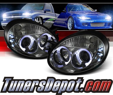 Sonar® Halo Projector Headlights (Smoke) - 03-05 Dodge Neon