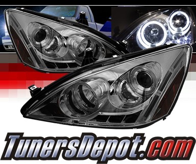 Sonar® Halo Projector Headlights (Smoke) - 03-07 Honda Accord