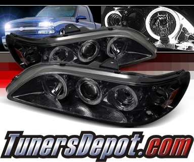 Sonar® Halo Projector Headlights (Smoke) - 98-02 Honda Accord