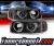 Sonar® LED CCFL Halo Projector Headlights (Black) - 00-06 GMC Yukon XL/SLT