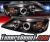 Sonar® LED CCFL Halo Projector Headlights (Black) - 05-08 Pontiac G6 2/4dr