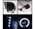 Sonar® LED CCFL Halo Projector Headlights (Black) - 05-09 Ford Mustang