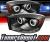 Sonar® LED CCFL Halo Projector Headlights (Black) - 06-08 Dodge Ram Pickup